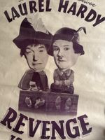 Affiche du film »revenge is sweet » avec LAUREL et HARDY 